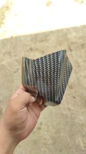 Bagian Kecil Tutup Filter Nmax Old Carbon Glossy