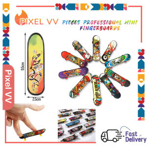 2Pcs Mini Finger Skateboard รถบรรทุกของเล่น Mini Fingerboard Finger Scooter Skate Boarding Game
