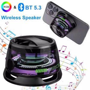 🔥100%Original Product+FREE Shipping+COD🔥Portable Bluetooth Speaker G200 RGB Lighting Magnetic Speaker BT5.3 Mini Sound Box 7 Hours Playback Phone Holder