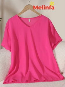 Áo ngắn tay mặc nhà vải Cotton lụa thoáng mát mềm mại áo ngủ nữ mã VAA0439