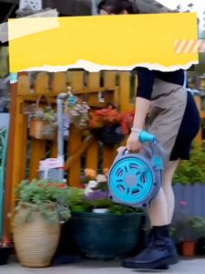 Bộ Vòi Rửa Xe Tưới Cây Đa Năng Thu Cuộn Ống Nước 12m Kèm Đầu Phun 6 Chức Năng Điều Chỉnh Tia Nước Tiện Lợi Kiên Cố Gọn Nhẹ Linh Hoạt Thu Gọn Dễ Dàng