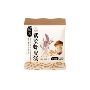 WENXIANGZAN | Additive-Free Instant Soup with Matsutake Seaweed Egg Wakame and Shrimp