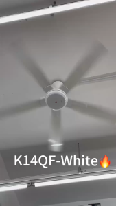 KDK K14QF-DG [DARK GREY] / K14QF-WT [WHITE] REMOTE CONTROL 5 BLADES CEILING FAN DC MOTOR