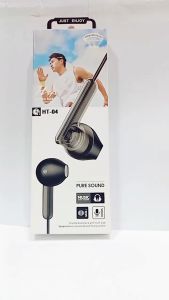 Handsfree Transparan HT-04 + Mic Headset Stereo Sound Earphone Hifi Pure Extra Bass