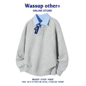 Polo Style Long Sleeve T-Shirt
