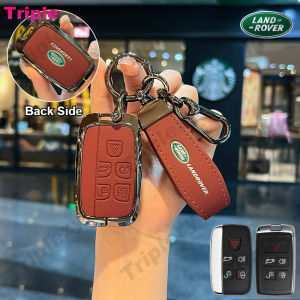 Hợp kim kẽm Chính Hãng thời trang da bò Phong Cách chìa khóa xe thông minh Trường Hợp Bìa Shell Chủ Nút Bảo Vệ Cho Land Rover Phạm Vi Rover Evoque Velar Hậu Vệ 90 110 130 Discovery 4 5 Thể Thao