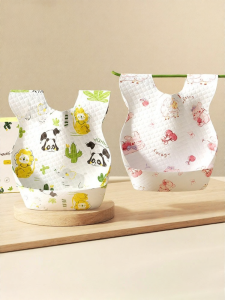 AIBEIDILA | Mealtime Waterproof Baby Bib Disposable