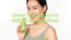 By Wishtrend Green Tea & Enzyme Milky Foaming Wash (140ml)