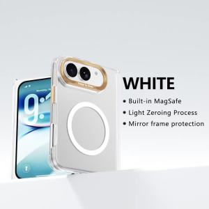 szhaiyu | Magnetic Clear Ultra Slim Phone Case For Magsafe Wireless Charging For iPhone Duo iPhone 18 Fold Shockproof Protect Back Cover