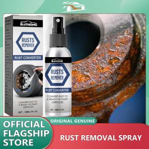 Yegbong Multi Purpose Rust Remover Spray Metal Surface Chrome Paint Car Maintenance Iron Powder Cleaning Super Rust Remover Cleaner Car Rust Inhibitor Rust Remover Multi-Purpose Derusting Spray Rust Converter Spray Paint Care Car Tire Cleaner
