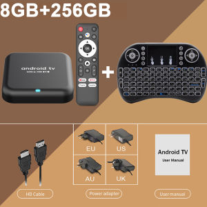 Q18 Android 16 Smart TV Box RK3518 Dual WiFi6 BT5.4 8K HD Video Google Voice Assistant Netflix Streaming Media Player 8GB 256GB