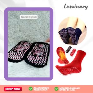 Kaos Kaki Terapi Kesehatan Panas Penghangat Foot Support Tourmaline Magnetic Therapy Anti Pegal Bau Bengkak Nyaman dan Aman
