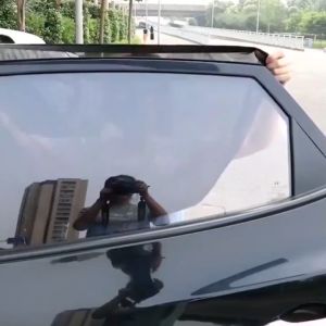 Sunshade Tirai SUV Mobil 2Pcs Universal Pelindung Panas Tirai Mobil Anti UV Mobil Kerai Benang Anti Nyamuk Kelambu