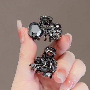 Sweet Princess Bow Mini Hair Claw Clamp Alloy Hair Crab Clip Women Girl Headwear Styling Accessories