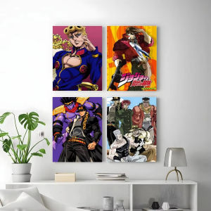 Bandai | Oil Painting Anime Figures J-JoJos B-Bizarre Adventure By Numbers Home Decor Modern Wall Decor for Living Room Gift No Frame