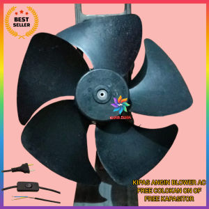 KIPAS ANGIN BLOWER AC 2½PK/5 DAUN/HEMAT LISTIK/TINGGAL COLOK/FREE COLOKAN ON OF