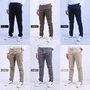 yoyomall กางเกง ผ้าสแปนเด็กซ์ ขากระบอกเล็ก เนื้อผ้าดีเป็นพิเศษ #038