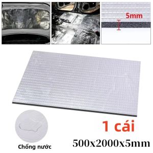 Tấm Cách Âm Và Cách Nhiệt Bằng Sợi Nhôm Dày 20x500cm Cho Chắn Bùn Ô Tô - Tấm Cách Âm Cách Nhiệt