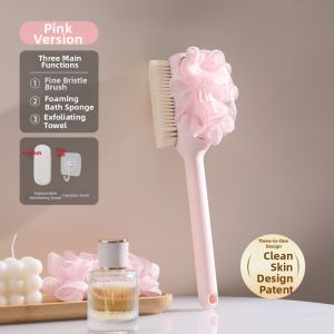 ECEJU | Exfoliating Bath Brush 3-in-1