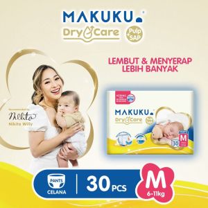 Popok Makuku Pulp + SAP Diapers Dry Care NB-S38 / M30 / L26 / XL24 / XXL22