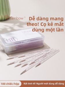 Brainbow | Cọ kẻ mắt rất mảnh dùng một lần 100 chiếc