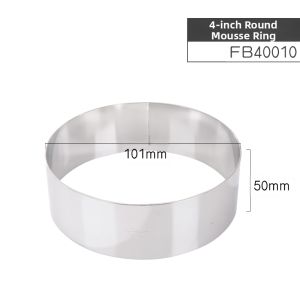 FORBAKE | 304 Stainless Steel Cheesecake and Tiramisu Mold