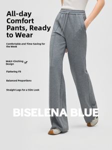 BEIQIANI | Commuter Leisure Trousers for Autumn Loose Slim Fit Flared