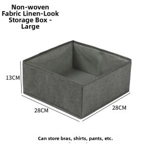 TENGYAGAO | Collapsible Non-woven Drawer Organizer Box