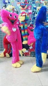 Gift For Kids 80cm Big Poppy Playtime Plush Toy Rainbow Blue Pink Huggy Wuggy Plush Toy For Birthday Gift Mommy Long Leg
