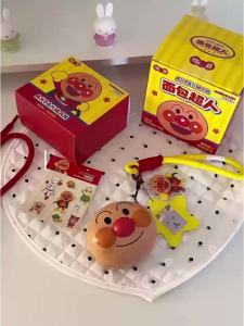Bandai | Martube Anpanman Neck Hanging Fan Small Handheld Usb Fan Strong Wind Quiet For Office Desk Dormitory Bedroom Cute Portable Gift
