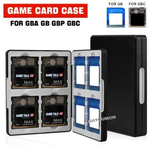 Black For GBC/GB/GBA SP Game Card Holder Storage Box Organizer Silicone Inner Liner Magnetic Protection Game Consoles Hard Shell