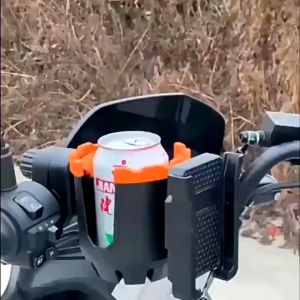 2 in 1 Motorcycle Bike Cup Holder With Phone Holder Bottle Universal Cup Holder Bike Phone holder