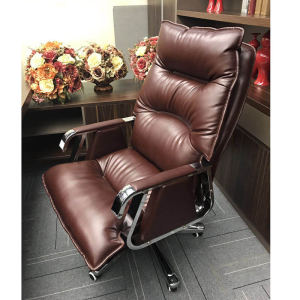 Executive Chair Genuine Leather Gaming Chair Reclinable Computer Chair Home Office Chair Executive Chair Anchor Chair
