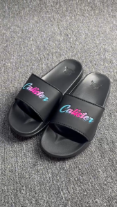 Calister - Sandal Selop Kekinian Anti Slip Ringan Simple Hitam Series Gradasi