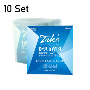 Bộ Dây Đàn Guitar Điện Ziko DN Series 10 Chiếc Lõi Lục Giác Hợp Kim Mạ Niken Cuộn Dây 009-042/010-046 Máy Đo Bán Sỉ