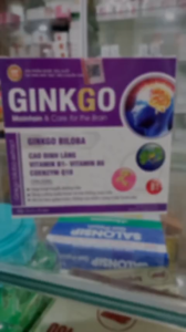 Viên uống Ginkgo Biloba – Giúp bổ não tăng cường Tuần Hoàn Máu Não giảm rối loạn tiền đình mất ngủ – Hộp 100 Viên