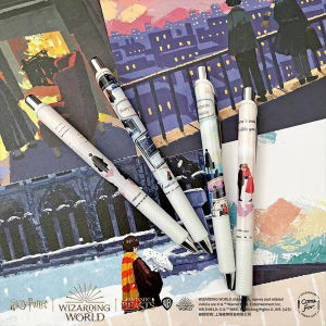 Harry Potter Pentel Joint Name Limit Gel Pen 0.5 Four College Harry Heideway Bln75 Quick-Drying Pen