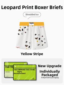 JIAZINI | Loose Breathable Ice Silk Underwear Shorts For Summer