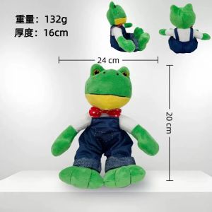 Bandai | !!New Magic Expression Plush Doll Cartoon Girl 24cm Stuffed Animal Doll Soft Long Leg Frog Gift*/-