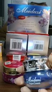 Kem dưỡng trắng mặt Meiduzi mờ nám tàn nhang 20g - Combo Ngày và Đêm xóa Nám thâm hết mụn mịn da hàng nhập khẩu TEM VUÔNG LOẠI 1