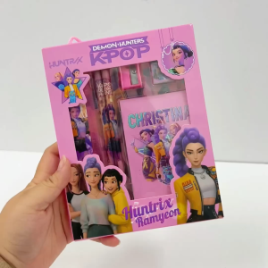 Huntrix Pencil Stationery Alat Tulis Set Kids School Birthday Door Gift Goodies Bag Party Present Stationary Pencil Set
