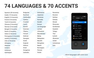Wooask W12 AI Voice Translator Handheld Two-way Offline Instant Translator Real-time Language Translator 98% Accuracy for Travel Business