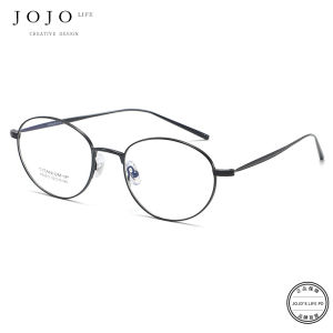 Ultra-Light Pure Titanium Oval Frame Glasses 7g for Near-Sighted Women Customizable Prescription Suitable for Square Faces