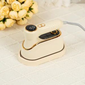 Handheld Garment Steam Iron 1200W LED Display Portable Steam Iron 8S Instant Heating Wet & Dry Iron 160° Mite Removal Home Travel Steam Iron