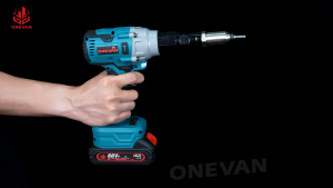 YOFIDRA 25000N Brushless Electric Riveter Drill Rivet Machine Electric Rivet Nut Riveting Tool 2.4-5.0mm Automatic Cordless Insert Automatic Riveting Tool