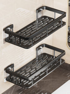 Giá Để Đồ Phòng Tắm Không Cần Khoan Giá Treo Tường Phòng Tắm Giá Để Đồ Vệ Sinh Cá Nhân Kiểu Scandinavia Giá Để Đồ Phòng Tắm HELMUT