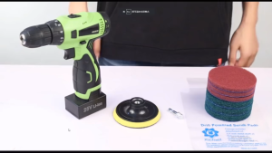 Bộ 8 Đầu Cọ Kim Cương 4 Inch – Đường 6mm Gắn Máy Khoan Làm Sạch Sàn Gạch/Bồn Tắm/Đồ Gốm