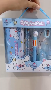 Set Alat Tulis Sekolah Anak 8in1 Kartun Sanrio Lucu