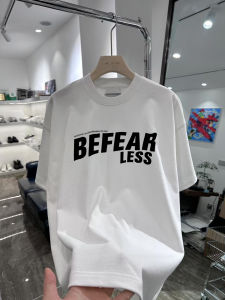 Áo Thun Cotton Tay Ngắn in Chữ Phong Cách Mỹ Mùa Hè Cho Nam Cổ Tròn Rộng Rãi Thường Ngày Thoáng Khí Thoải Mái