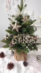 50cm Christmas Tree Rotating Christmas tree Music Box Comes with Ornaments